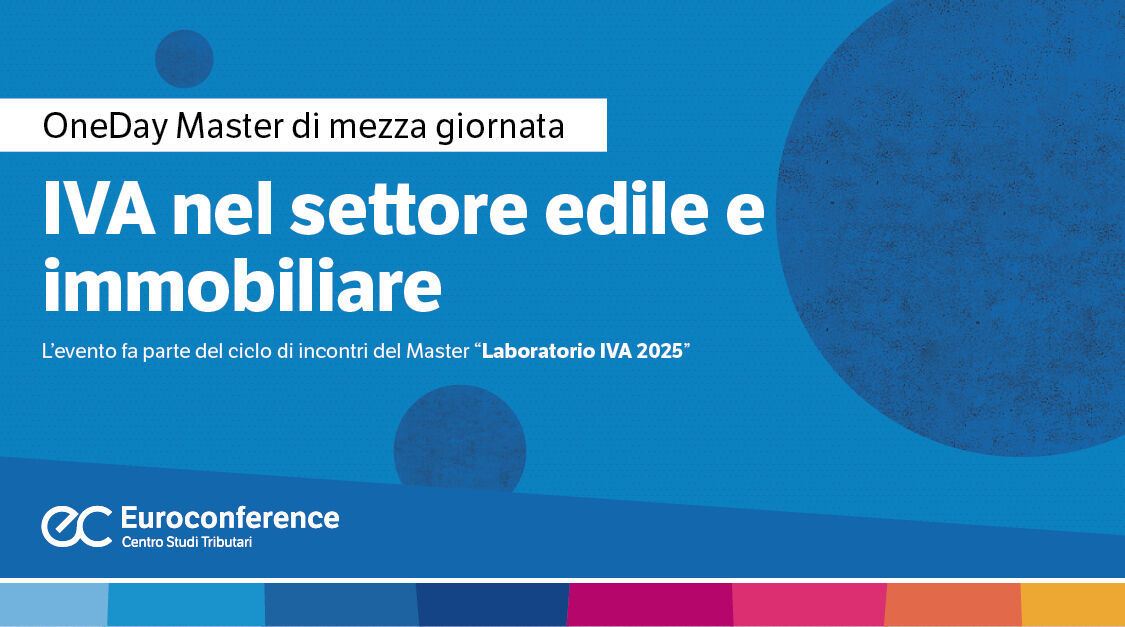 Immagine Iva nel settore edile e immobiliare | Euroconference